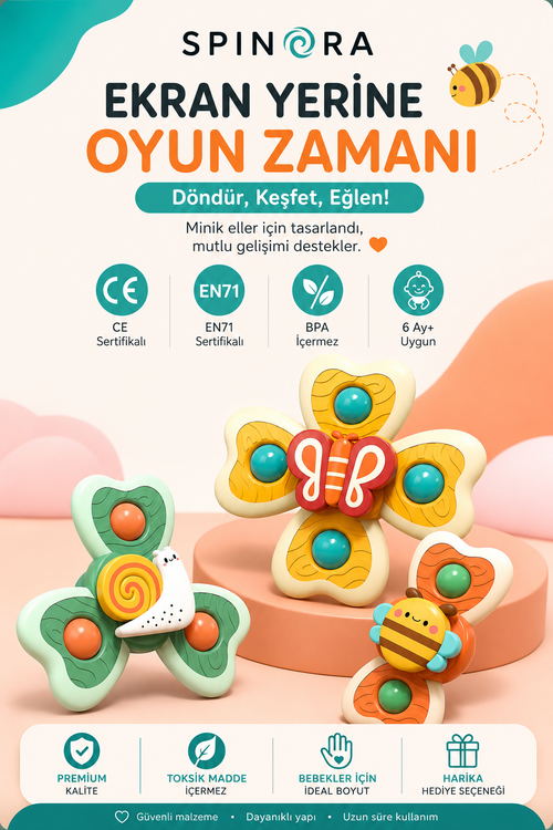 Spinor Dönen Montessori Oyuncağı