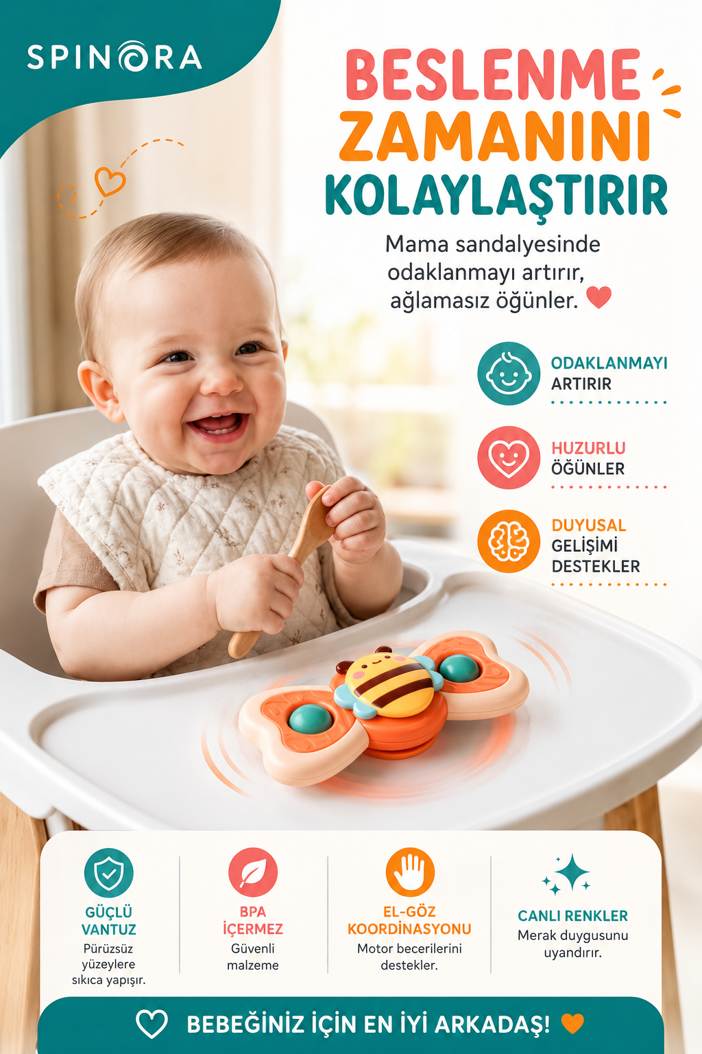 Spinor Dönen Montessori Oyuncağı